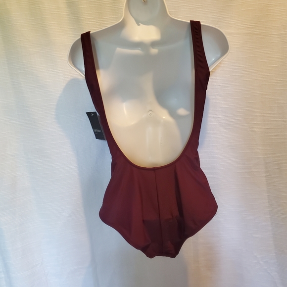 NWT Mossimo sz S Wine Bathing Suit - Picture 2 of 6